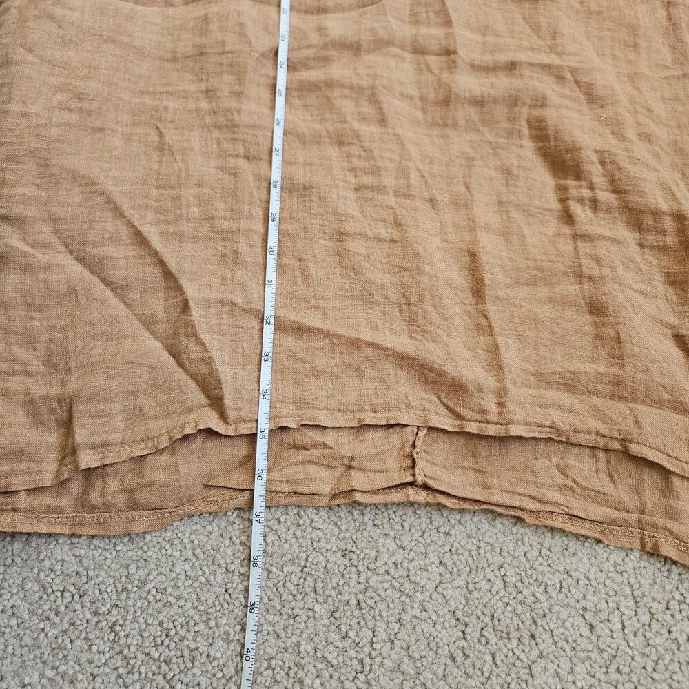 MILIO MILANO SLEEVE SIDE BUTTON DETAIL LINEN DRESS Small - Picture 10 of 11